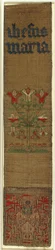 Tekstil, tysk, 1400-tallet.