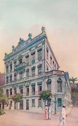 Administrasjonskontorene til Leopoldina Railway, vendt mot Rio Bay, 1914
