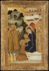 Magienes tilbedelse, ca. 1340-43.