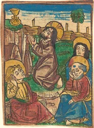 Kvalen i hagen, ca. 1490.