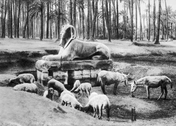 Alabastersfinksen, Kairo, Egypt, ca 1920-tallet