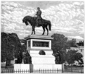 Albert Memorial, Charlotte Square, Edinburgh, 1900