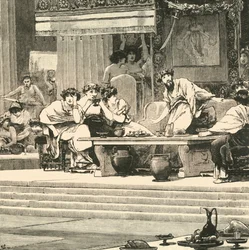 Banketten i Damokles, 1890.