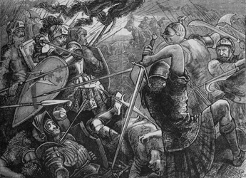 Slaget ved Flodden, 9. september 1513, c1880.