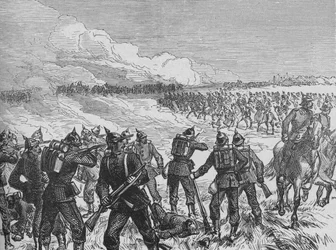 Slaget ved Langensalza, ca 1890