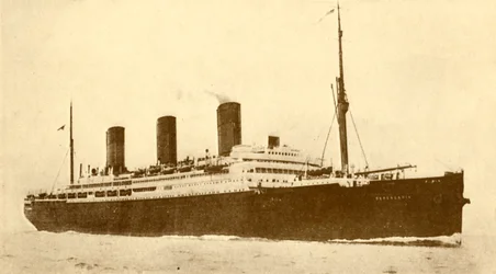 Berengaria Cunard-linjen, 52 700 tonn, c1930.