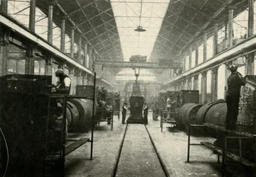 The Boiler Shop, Locomotive Works, Swindon, c1930.
