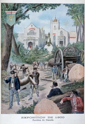 Den kanadiske paviljongen på verdensutstillingen i 1900, Paris, 1900
