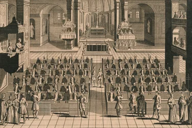 Feiringen av Auto-Da-Fee eller Act of Faith in the Inquisition, 1769