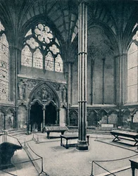 Kapittelhuset, Westminster, 1902