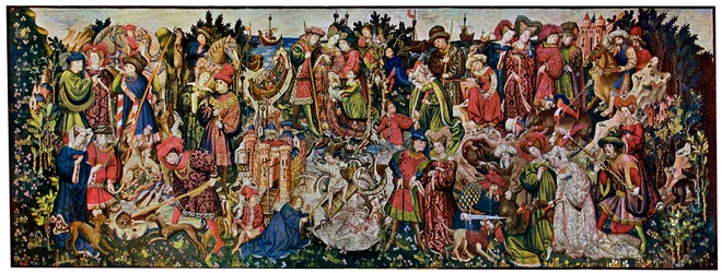 The Chatsworth Hunting Tapestries, den første i serien, 1930