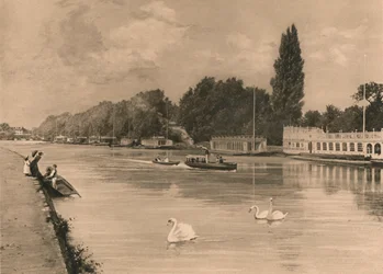 College Barges i Oxford, 1902