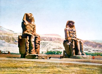 The Colossi of Memnon, Egypt, 20. århundre