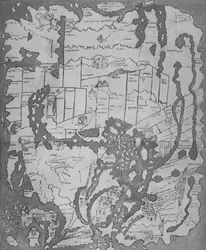 Det Cottoniana eller angelsaksiske kartet MS Tib. BV, c995, 1903