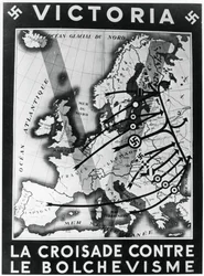 Korstoget mot bolsjevismen, Vichy fransk propagandaplakat, 1941