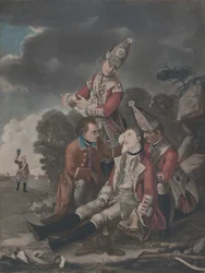 General Wolfes død i Quebec september 1759, 10 oktober 1779.