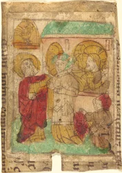 Fornektelsen av Peter, ca. 14551465.