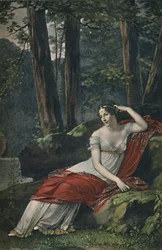 Keiserinne Josephine i parken ved Malmaison, 1809, 1896