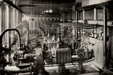 The First Parsons Turbo-Electric Generation Station, c1916