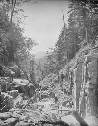 The Flume, Franconia White Mountains, N.H., c1897.