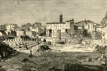 Forumet i Roma, 1890.