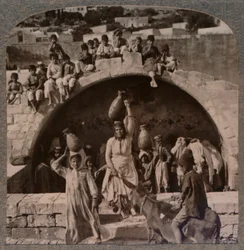 The Fountain of the Virgin, Nasaret, ca 1900