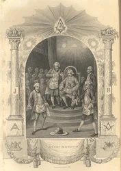 De franske frimurernes seremoni, 1844
