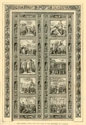 Ghiberti-portene - Østdøren til dåpskapellet i Firenze, 1882.