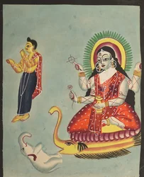 Gudinnen Ganga, 1800-tallet.