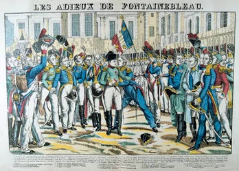 The Good-byes of Fontainebleau, 1800-tallet.