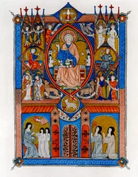 Den ideelle staten Sainte Abbaye, c1300