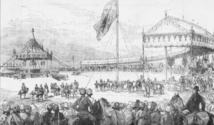 The Imperial Durbar i Delhi, India, 1. januar 1877 1908.