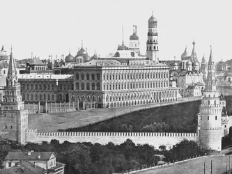 Det keiserlige palass i Kreml, Moskva, Russland, 1895.