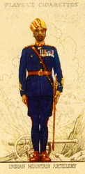Det indiske fjellartilleriet, 1936.