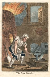 Iron Founder, Rotherham, Yorkshire, 1821