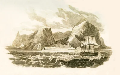 Øya St. Helena, 1816.