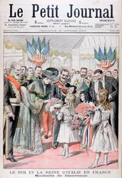 Kongen og dronningen av Italia i Frankrike, 1903