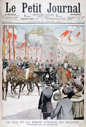Kongen og dronningen av Italia i Frankrike, 1903