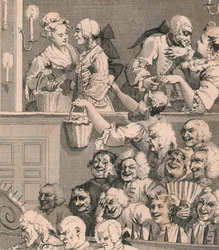Det leende publikum, 1733, 1830-årene.