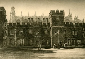 The Lower School and Long Chamber, 1911.