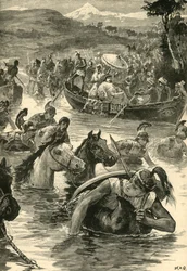 Makedonerne krysser Jaxartes, 1890.