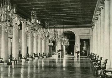 The Marble Hall, Government House, 1925.
