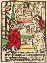 Sankt Gregors messe, ca. 1470.