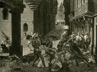 Massakren av St. Bartholomew, 1572, 1890.