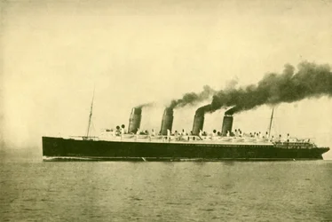 Mauretania fra Cunard Line, 30 696 tonn, ca. 1930