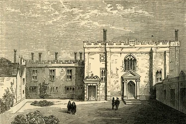 Klosteret St. Johannes av Jerusalem, Clerkenwell - Kapellet fra sør, c1872.