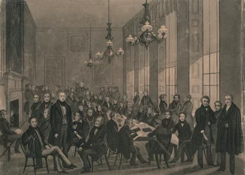 Nasjonalkonventet... 4. februar 1839 i British Coffee House.