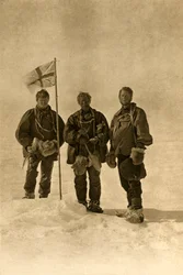 Nordpartiet ved den magnetiske sørpolen, 17. januar 1909