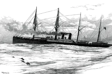 The Orient Steam Navigation Companys dampskip Orient, c1880