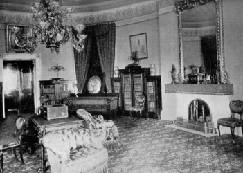 Den ovale stue i Det hvite hus, Washington DC, USA, 1908
